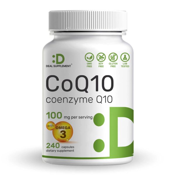 Deal Supplement CoQ10 Coenzyme Q10-100mg 240 Capsules