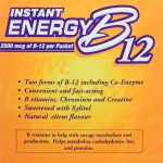 NOW B12 Instant Energy Packets 75/Box, 75 g