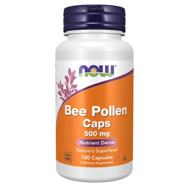 NOW FOODS Crd Bee Pollen, 100 Count