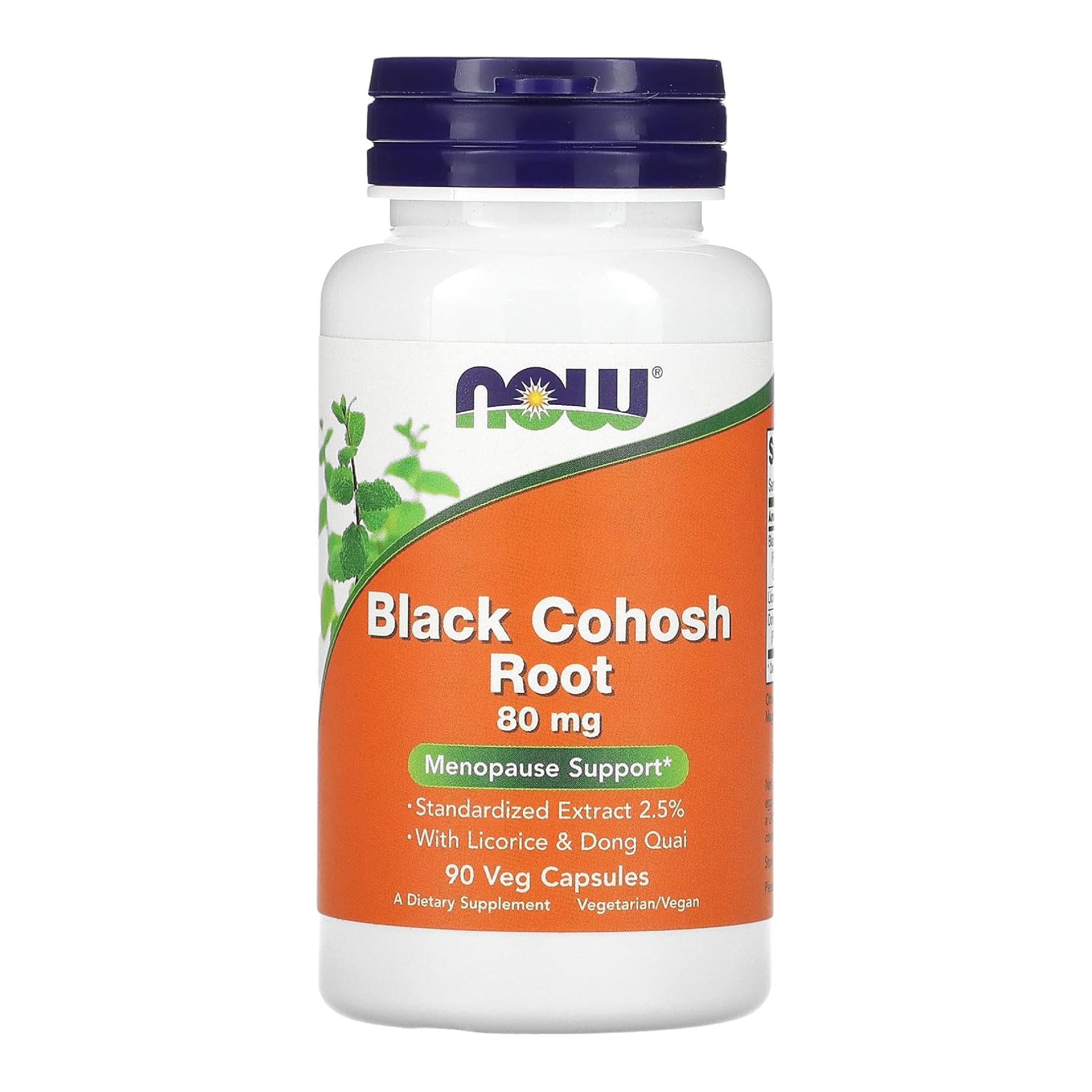Web 5-01 NOW Foods Black Cohosh 80 mg - Image 1