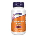 NOW Supplements, Hyaluronic Acid 50 mg with MSM, Joint Support*, 60 Veg Capsules