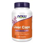 NOW Foods Supplements, Liver Caps with Milk Thistle and Eleuthero, Supports Liver Health*, 100 Capsules