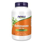 NOW Supplements, Echinacea (Purpurea Root) 400 mg, Immune System Support*, 250 Veg Capsules