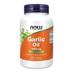 NOW Foods Supplements, Garlic Oil 1500 mg, Serving Size Equivalent to Whole Clove Garlic, 250 Softgels
