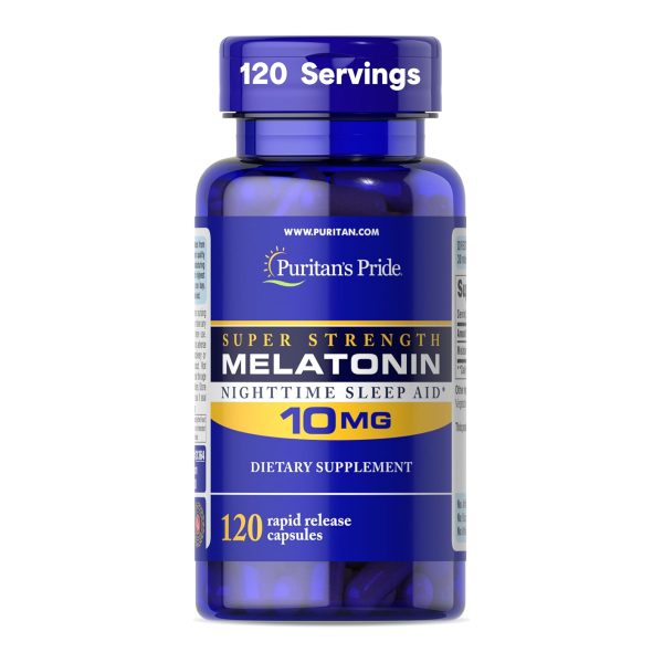 Puritan's Pride Melatonin - 10mg - 120 Capsules