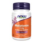 NOW Foods Supplements, Melatonin 5 mg, Sustained Release, Formulated for a 4-Hour Release Period, 120 Tablets