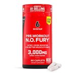 Six Star Pre Workout N.O. Fury - 3,000mg - 60 Caplets