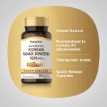 Piping Rock Korean Ginseng Capsules - 1,500mg - 90 Count - Image 3