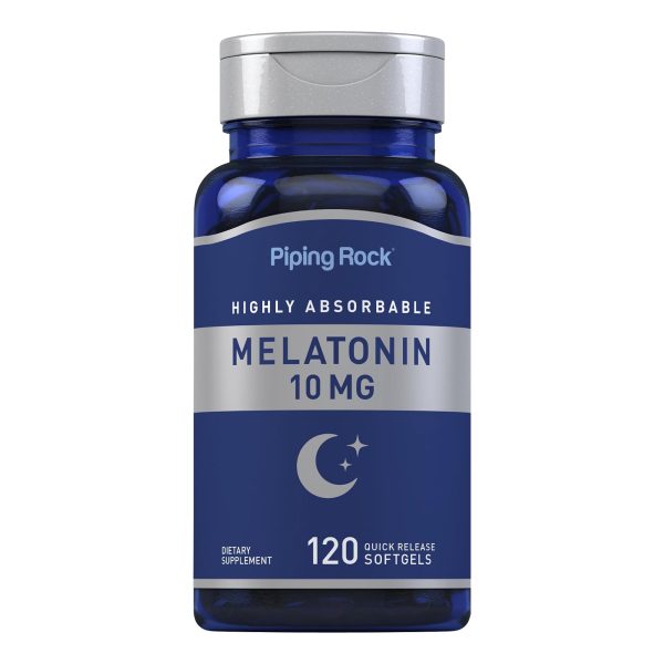 Piping Rock Melatonin - 10mg - 120 Capsules