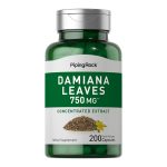 Piping Rock Damiana Leaves - 750mg - 200 Capsules