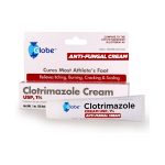 Globe Clotrimazole Cream USP - 1% Antifungal Cream - 33g