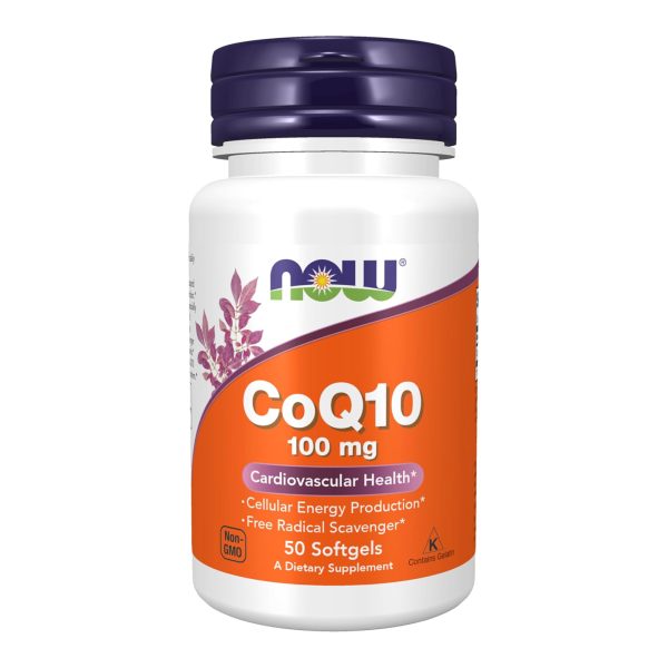 NOW CoQ10 - 100mg - 50 Softgels