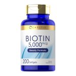 Carlyle Biotin - 5,000mcg - 200 Softgels