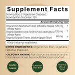 NatureBell 3-in-1 Seamoss - 3,000mg - 240 Capsules - Image 2