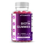 Vitamatic Vegan Biotin Gummies - 10,000mcg - 60 Gummies