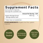 NatureBell Moringa - 8,000mg - 240 Capsules - Image 2