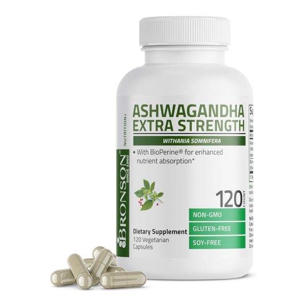 Bronson Basics Ashwagandha Extra Strength - 3,000mg - 120 Count