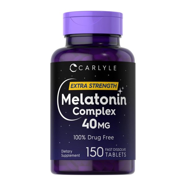 Carlyle Extra Strength Melatonin Complex - 40mg - 150 Tablets