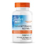 Doctor's Best Natural Vitamin K2 MK-7 with MenaQ7 - 100mcg - 60 Veggie Caps