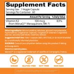 Doctor's Best Natural Vitamin K2 MK-7 with MenaQ7 - 100mcg - 60 Veggie Caps - Image 3