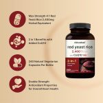 NatureBell Red Yeast Rice - 2,400mg - 240 Capsules - Image 3