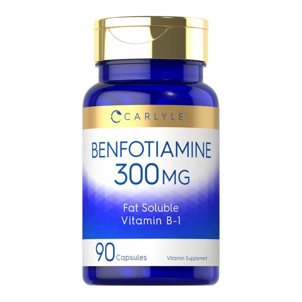 Carlyle Benfotiamine – 300 mg – 90 Capsules