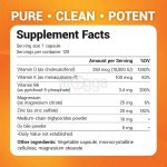 Dr. Berg Maximum Strength 7-in-1 Vitamin D3 K2 – 5000 IU – 60 Capsules - Image 2