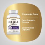 Piping Rock Ox Bile Supplement 500mg 120 Capsules - Image 3