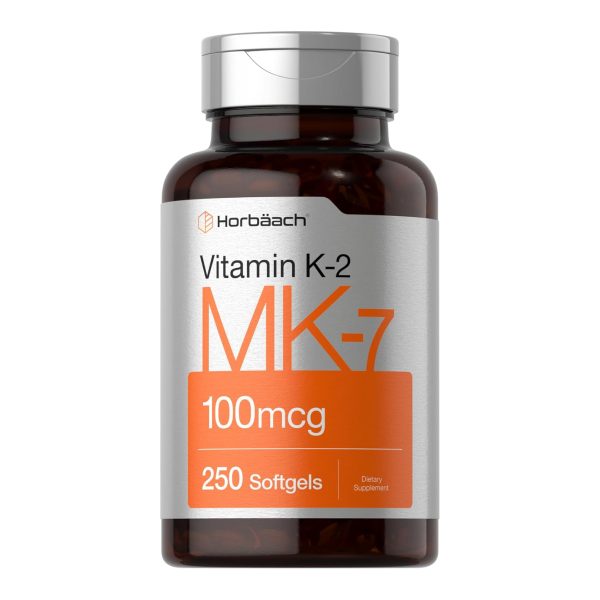 Horbäach Vitamin K2 MK7 100mcg 250 Softgels