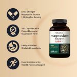 NatureBell Magnesium Taurate - 1,500mg - 240 Capsules - Image 3