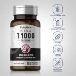 Piping Rock T 1000 - 1,000mg - 100 Capsules - Image 3